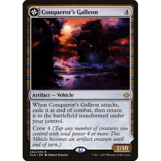 Ixalan - 234 - Conqueror's Galleon // Conqueror's Foothold - Rare - C - Non-foil