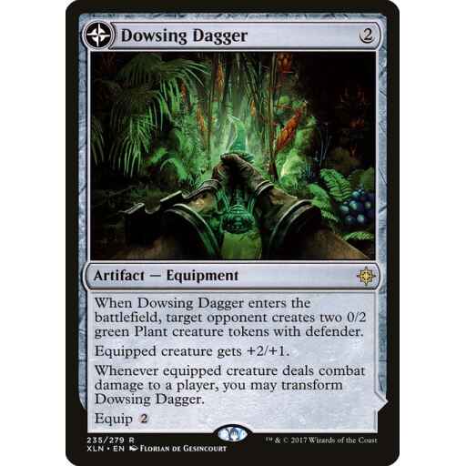 Ixalan - 235 - Dowsing Dagger // Lost Vale - Rare - C - Non-foil