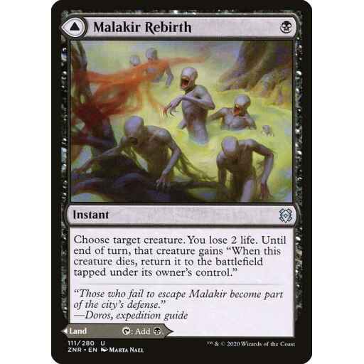 Zendikar Rising - 111 - Malakir Rebirth // Malakir Mire - Uncommon - C - Non-foil