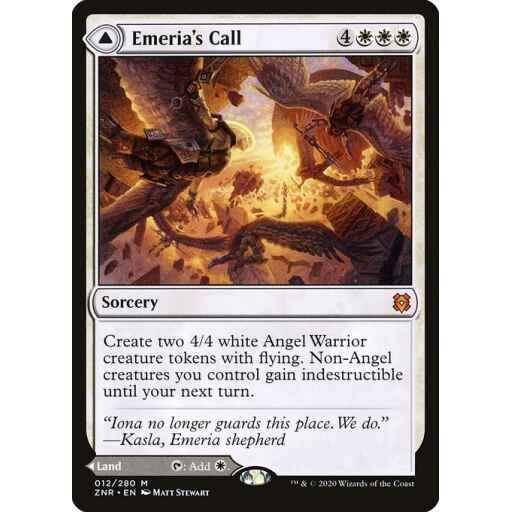 Zendikar Rising - 12 - Emeria's Call // Emeria, Shattered Skyclave - Mythic - C - Non-foil
