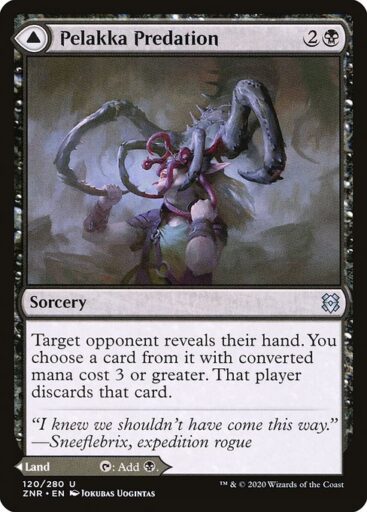 Zendikar Rising - 120 - Pelakka Predation // Pelakka Caverns - Uncommon - C - Non-foil