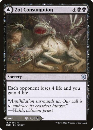 Zendikar Rising - 132 - Zof Consumption // Zof Bloodbog - Uncommon - C - Non-foil