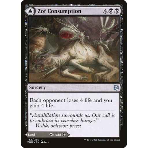 Zendikar Rising - 132 - Zof Consumption // Zof Bloodbog - Uncommon - C - Non-foil