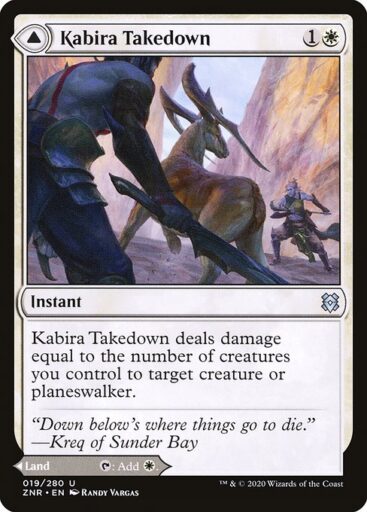 Zendikar Rising - 19 - Kabira Takedown // Kabira Plateau - Uncommon - C - Non-foil