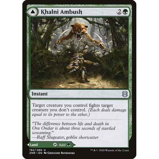 Zendikar Rising - 192 - Khalni Ambush // Khalni Territory - Uncommon - C - Non-foil