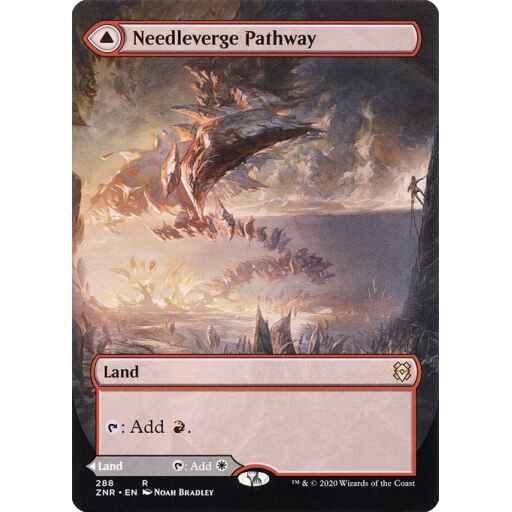 Zendikar Rising - 288 - Needleverge Pathway // Pillarverge Pathway - Rare - C - Non-foil