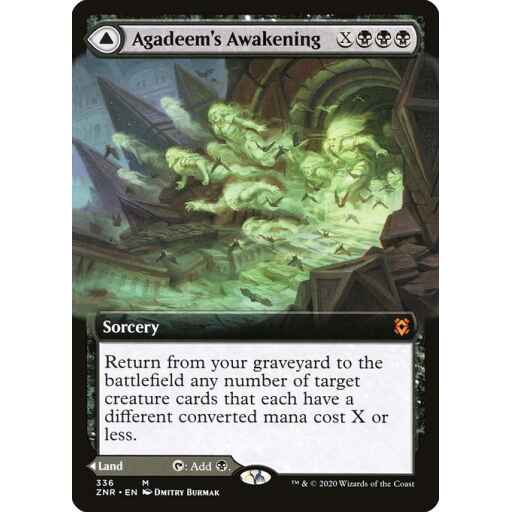 Zendikar Rising - 336 - Agadeem's Awakening // Agadeem, the Undercrypt - Mythic - C - Non-foil