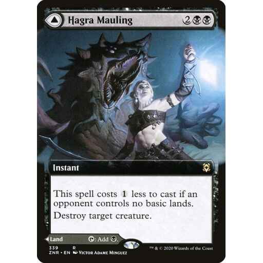 Zendikar Rising - 339 - Hagra Mauling // Hagra Broodpit - Rare - C - Non-foil