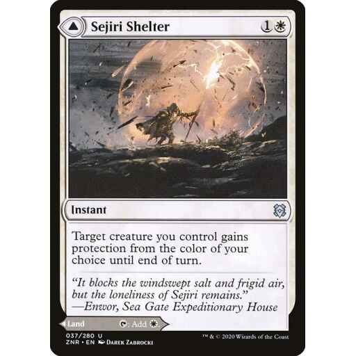 Zendikar Rising - 37 - Sejiri Shelter // Sejiri Glacier - Uncommon - C - Non-foil