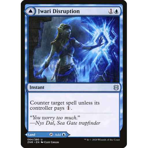 Zendikar Rising - 64 - Jwari Disruption // Jwari Ruins - Uncommon - C - Non-foil