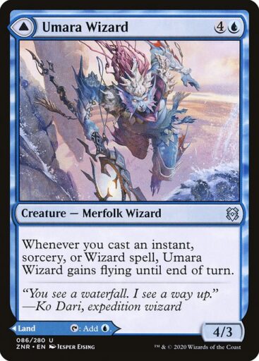 Zendikar Rising - 86 - Umara Wizard // Umara Skyfalls - Uncommon - C - Non-foil