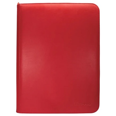 Ultra Pro 9-Pocket Zippered PRO-Binder - Red