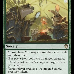 Bloomburrow Commander - 32 - Rootcast Apprenticeship - Rare - G - Non-foil (Front)
