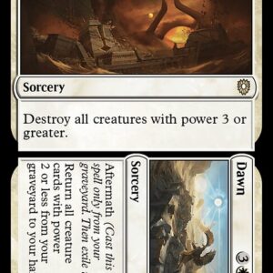 Bloomburrow Commander - 138 - Dusk // Dawn - Rare - W - Non-foil (Front)