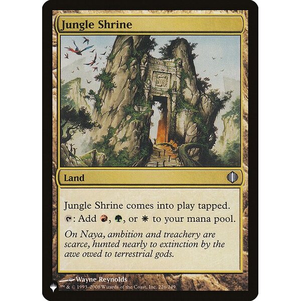 The List - ALA-226 - Jungle Shrine - Uncommon - C - Non-foil (Front)