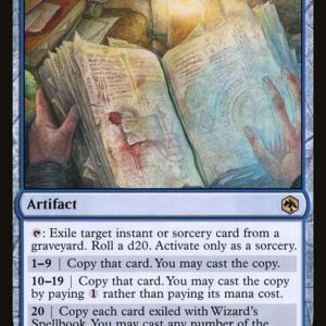 Adventures in the Forgotten Realms Promos - 82p - Wizard's Spellbook - Rare - U - Foil - Promo (Front)