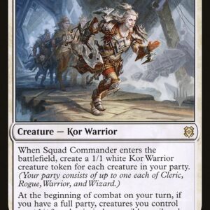 Zendikar Rising Promos - 41p - Squad Commander - Rare - W - Non-foil - Promo (Front)