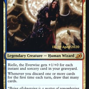 Ikoria: Lair of Behemoths Promos - 203s - Rielle, the Everwise - Mythic - UR - Foil - Datestamped Promo (Front)