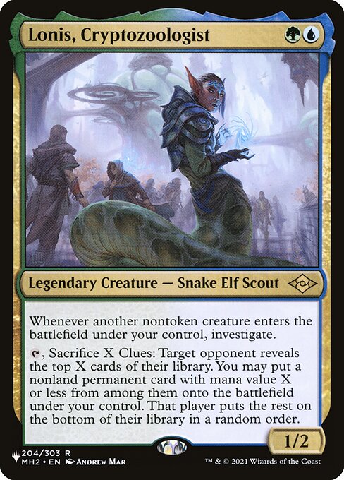 The List - MH2-204 - Lonis, Cryptozoologist - Rare - UG - Non-foil (Front)