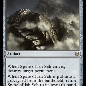 Bloomburrow Commander - 285 - Spine of Ish Sah - Rare - C - Non-foil (Front)