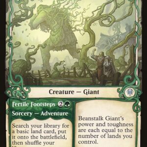 The List - ELD-295 - Beanstalk Giant // Fertile Footsteps - Uncommon - G - Non-foil (Front)