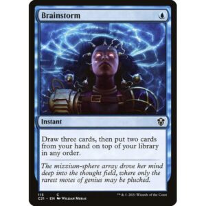 Commander 2021 - 115 - Brainstorm - Common - U - Non-foil (Front)