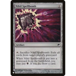 The List - SOM-187 - Nihil Spellbomb - Common - C - Non-foil (Front)