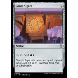 Bloomburrow Commander - 128 - Boros Signet - Uncommon - C - Non-foil (Front)