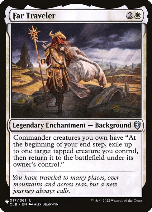 The List - CLB-17 - Far Traveler - Uncommon - W - Non-foil (Front)