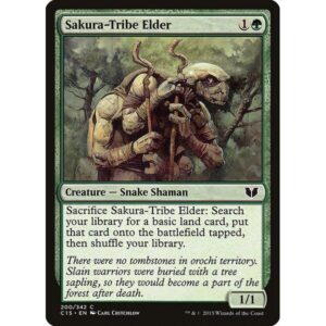 Commander 2015 - 200 - Sakura-Tribe Elder - Common - G - Non-foil (Front)