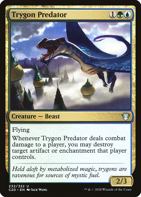 Commander 2020 - 232 - Trygon Predator - Uncommon - UG - Non-foil (Front)