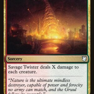 Commander 2018 - 190 - Savage Twister - Uncommon - RG - Non-foil (Front)