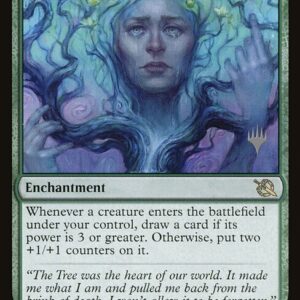March of the Machine Promos - 211p - Tribute to the World Tree - Rare - G - Non-foil - Promo (Front)