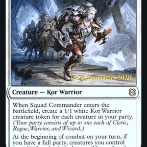 Zendikar Rising Promos - 41s - Squad Commander - Rare - W - Foil - Datestamped Promo (Front)