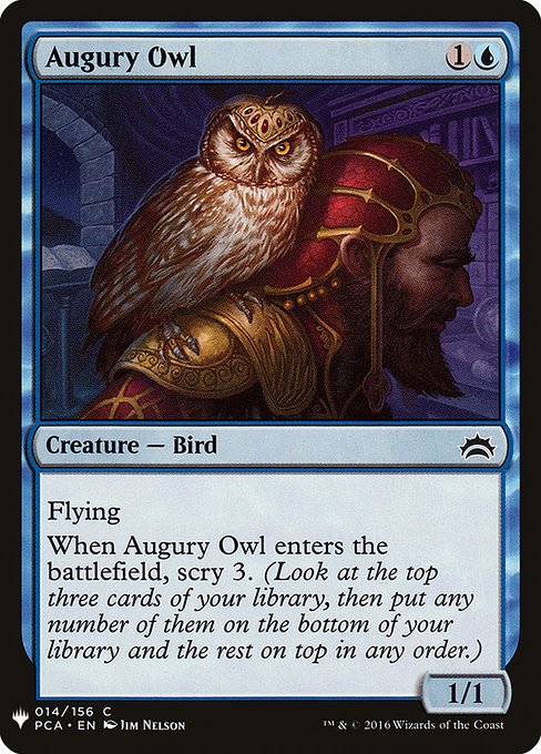 The List - PCA-14 - Augury Owl - Common - U - Non-foil (Front)