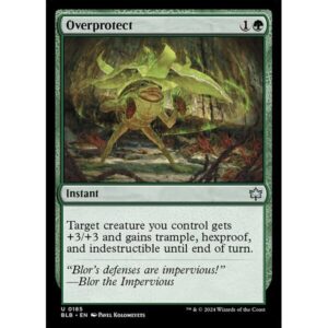 Bloomburrow - 185 - Overprotect - Uncommon - G - Non-foil (Front)