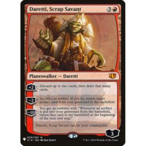 The List - C14-33 - Daretti, Scrap Savant - Mythic - R - Non-foil (Front)