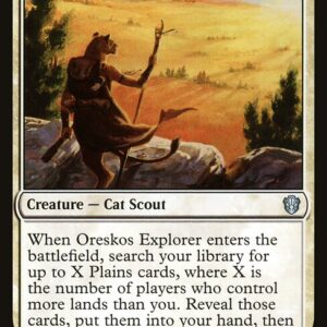 Commander 2021 - 98 - Oreskos Explorer - Uncommon - W - Non-foil (Front)