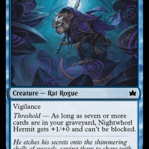 Bloomburrow - 62 - Nightwhorl Hermit - Common - U - Non-foil (Front)