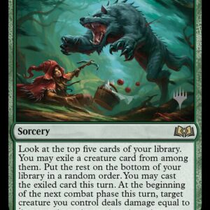 Wilds of Eldraine Promos - 169p - Feral Encounter - Rare - G - Foil - Promo (Front)
