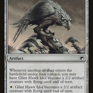 Scars of Mirrodin - 156 - Glint Hawk Idol - Common - C - Non-foil (Front)