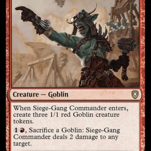 Bloomburrow Commander - 202 - Siege-Gang Commander - Rare - R - Non-foil (Front)