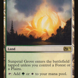 Magic 2012 - 229 - Sunpetal Grove - Rare - C - Non-foil (Front)