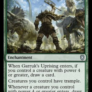 Bloomburrow Commander - 219 - Garruk's Uprising - Uncommon - G - Non-foil (Front)