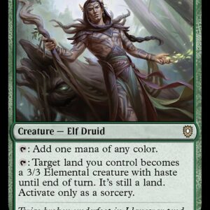Bloomburrow Commander - 228 - Llanowar Loamspeaker - Rare - G - Non-foil (Front)