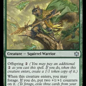 Bloomburrow - 166 - Bushy Bodyguard - Uncommon - G - Non-foil (Front)