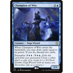 Commander 2021 - 116 - Champion of Wits - Rare - U - Non-foil (Front)