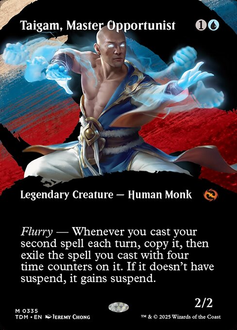 Tarkir: Dragonstorm - 335 - Taigam, Master Opportunist - Mythic - U - Non-foil (Front)