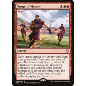Commander 2021 - 58 - Surge to Victory - Rare - R - Non-foil (Front)