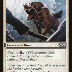 Magic 2013 - 40 - Warclamp Mastiff - Common - W - Non-foil (Front)